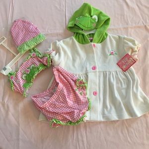 Imagine Me Kids 3 piece Terry Robe and BathingSuit